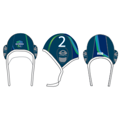 Waterpolo cap blauw