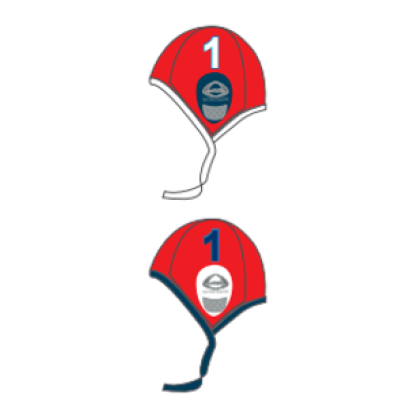 Waterpolo cap rood Waterpolo cap rood